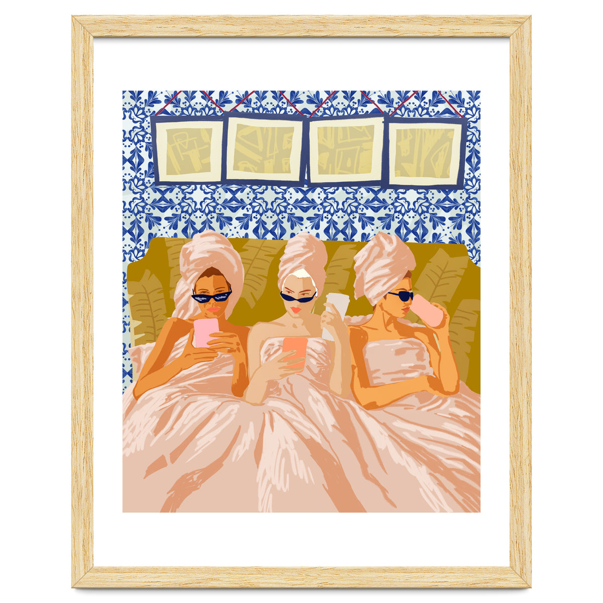 Ladies-Only Club | Girl Talk Slumber Party BFF | Bohemian Feminism Independent Moroccan Women
