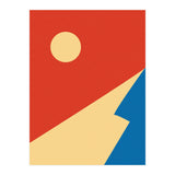 Edge Of Mountain Mid Century Geometric Art (Print Only) thumbnail