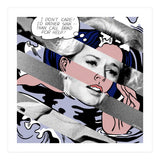 Lichtenstein's Drowning Girl & Tippi Hedren In Birds Big (Print Only) thumbnail