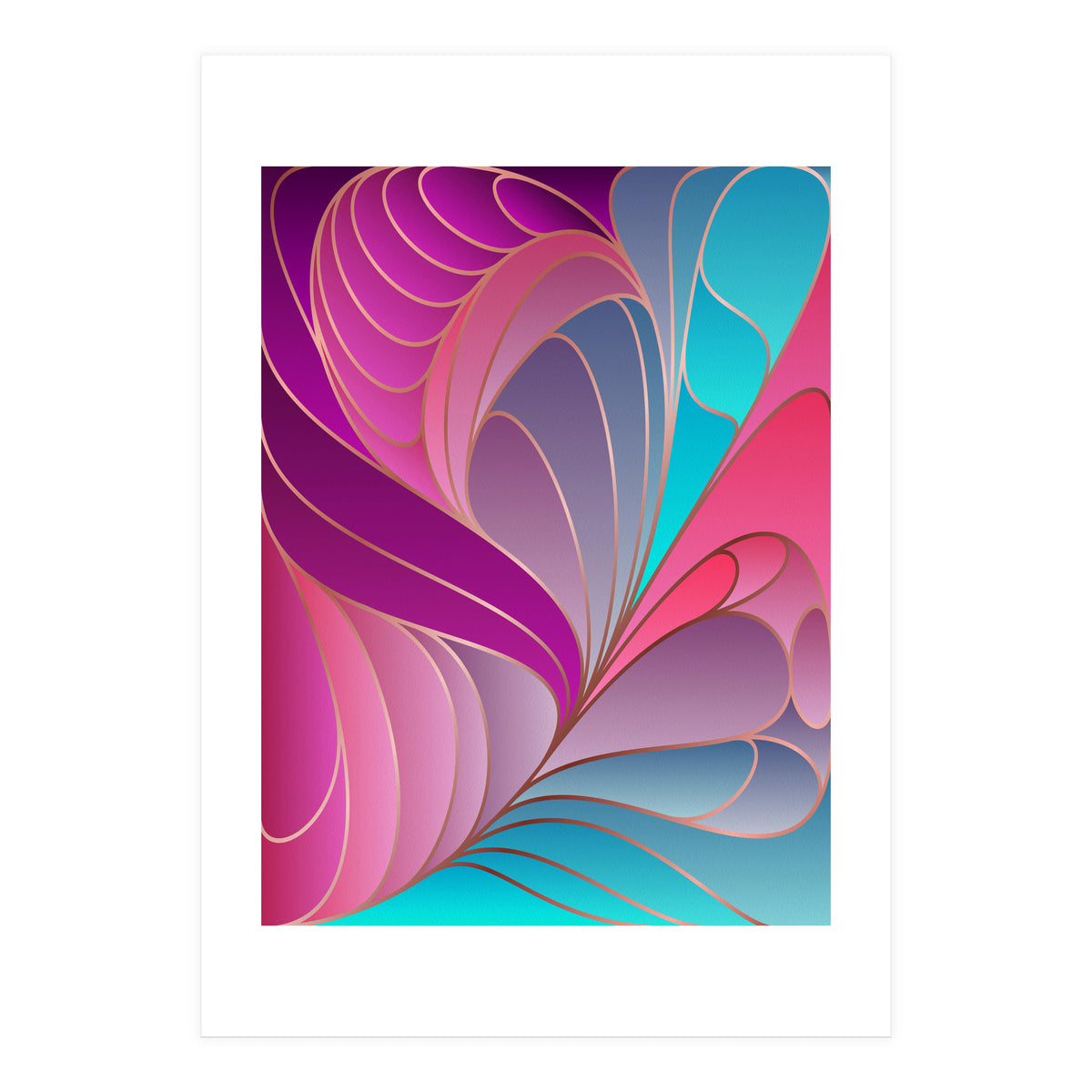 Colorful Art Deco II (Print Only)