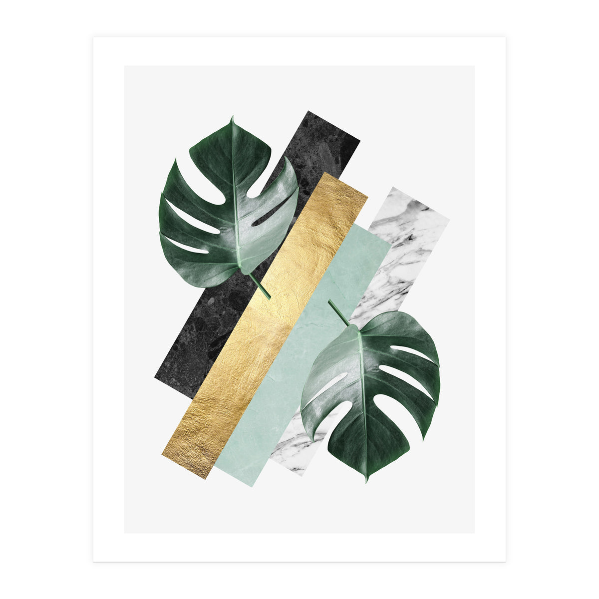 Tropical collage I (Print Only)