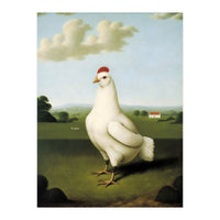 Chicken Classic Oil Painting (Print Only)