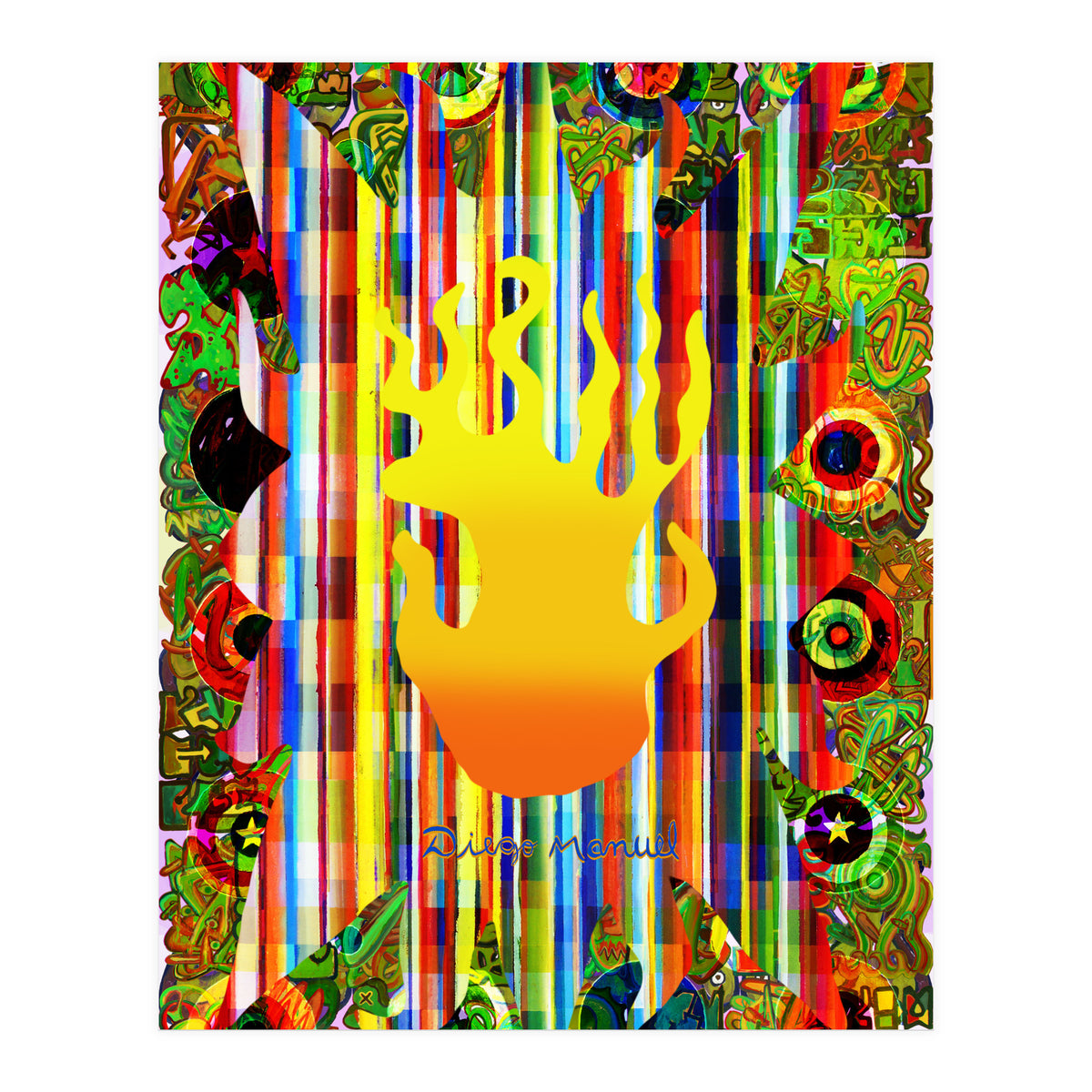 Fuego Y Graffiti 18 (Print Only)