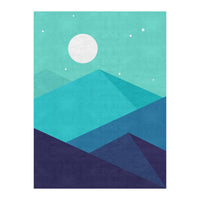 Moonlight mountains (Print Only)