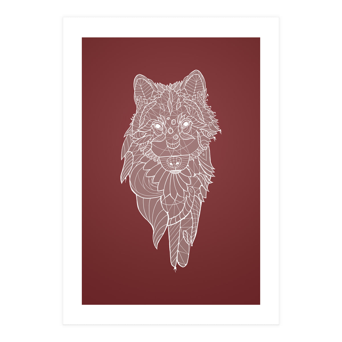Lace Wolf (Print Only)