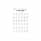 Laundry Symbol Guide Print (Print Only) thumbnail