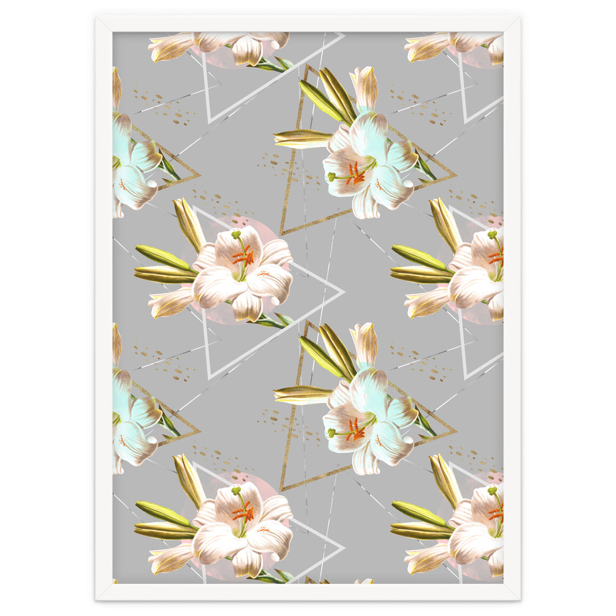 Botanical blooming with geometric 02