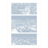 Prague print in blue  (Print Only) thumbnail