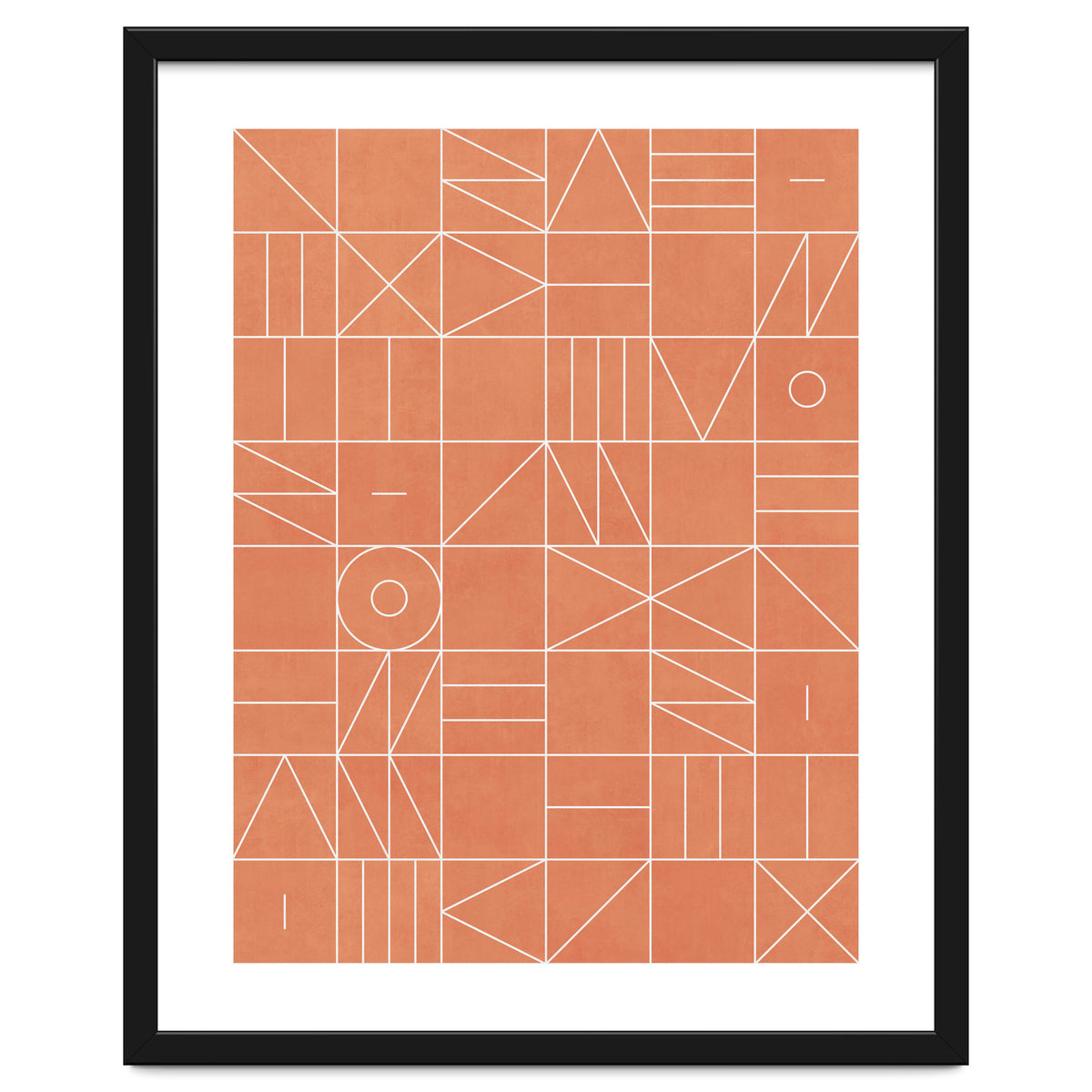 My Favorite Geometric Patterns No.5 - Coral