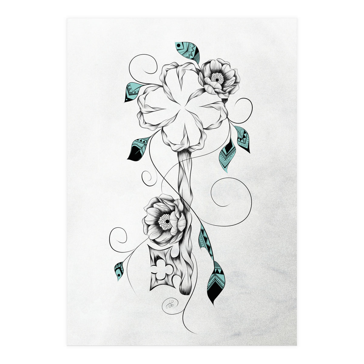 Poetic Key Of Luck (Print Only)