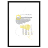 Watercolor Shapes No. 3 | Illuminating Yellow & Ultimate Grey thumbnail