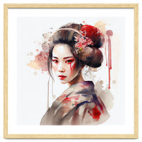 Watercolor Modern Geisha #2