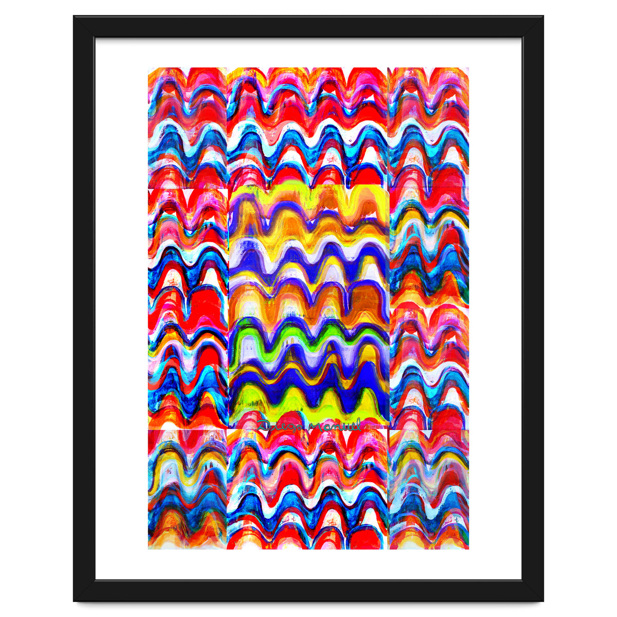 Pop abstract color full