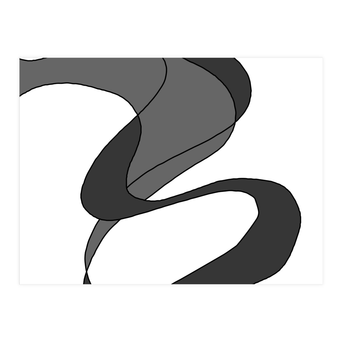 Grey Waves 10 (Print Only)