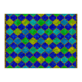 Ocean Breeze - Watercolor Moroccan Lattice (Print Only) thumbnail