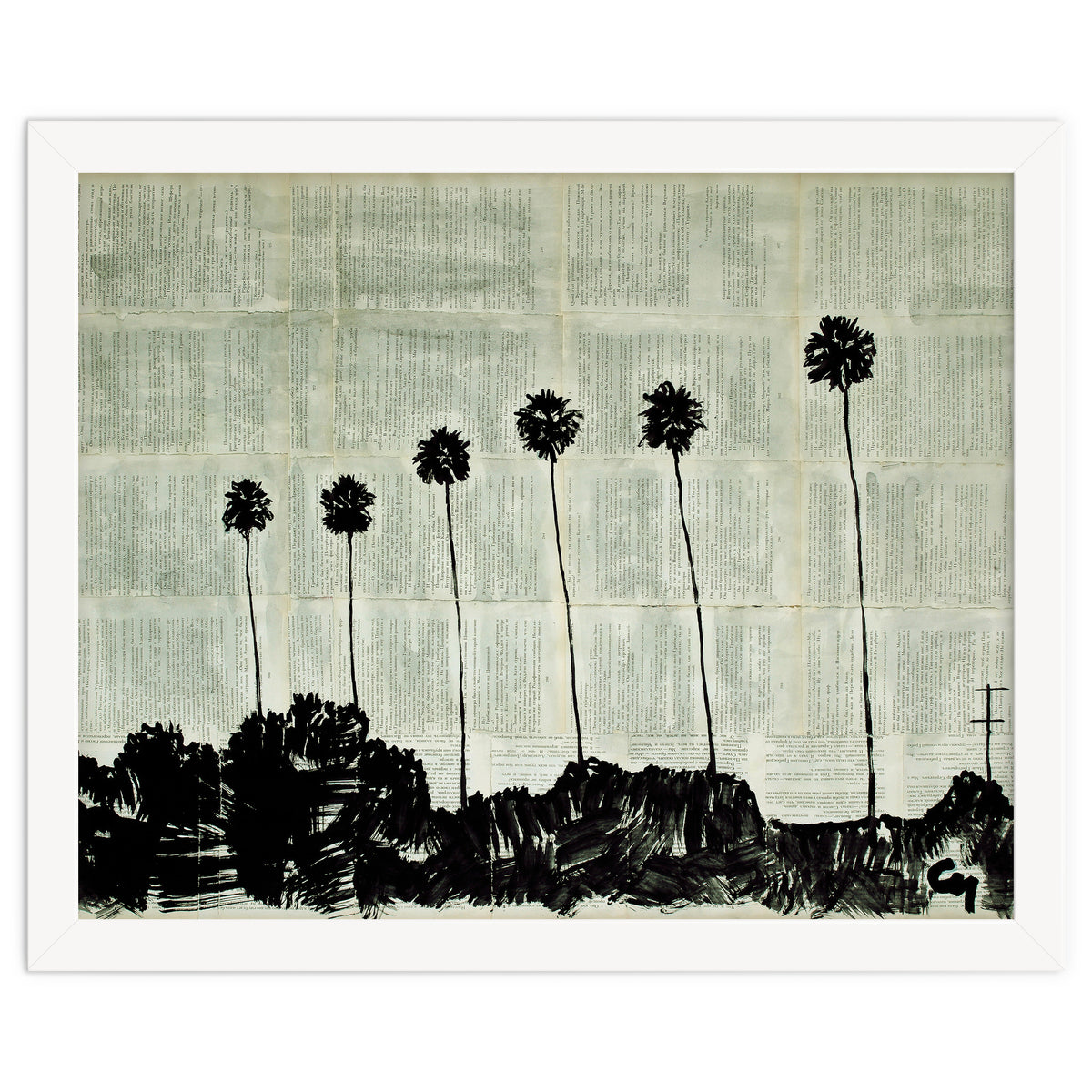 Six Palm Trees .