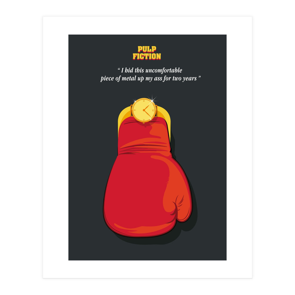 Butch Pulp Fiction movie poster (Print Only)