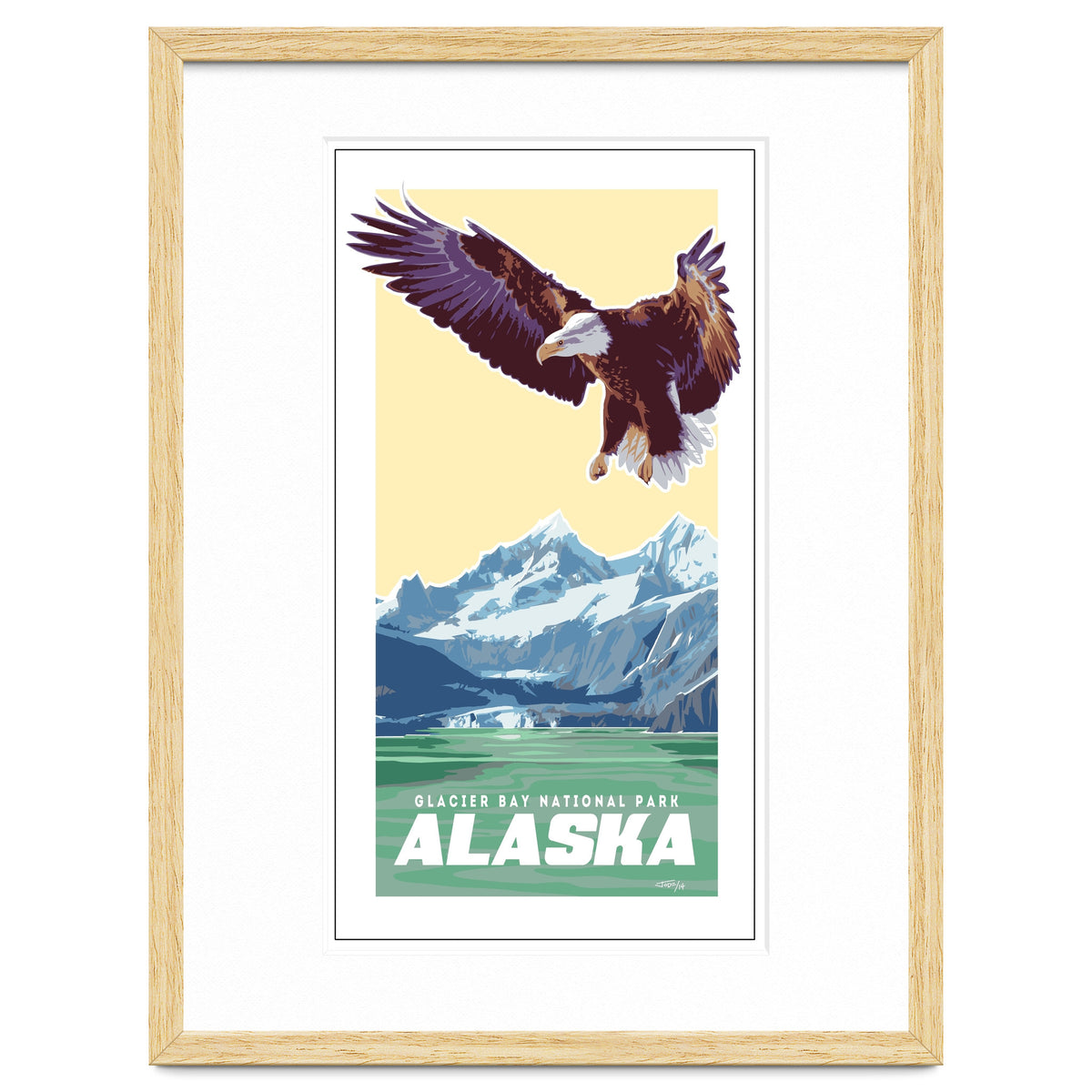 Alaskan Eagle Poster