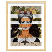 Frida Kahlo "Self Portrait with Thorn Necklace and Hummingbird" & Joan Crawford