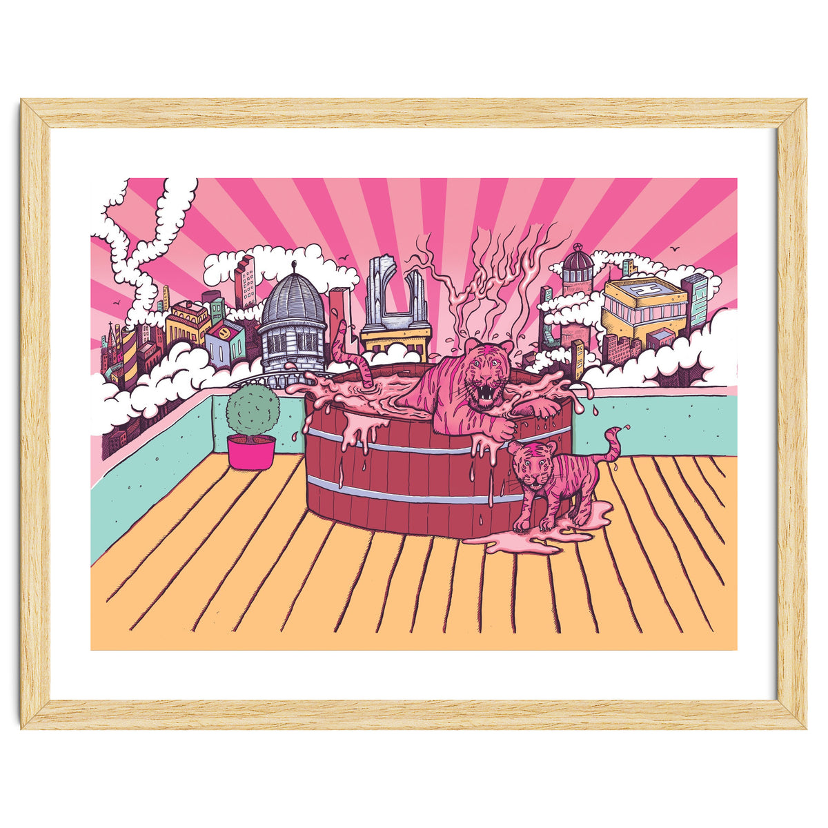 Strawberry Tigers Rooftop Jacuzzis Abbeydale Brewery x Lewy  12.4% ABV Strawberry, Chocolate, Smoked, Cherry Wood-chipped, Imperial Dessert Stout.