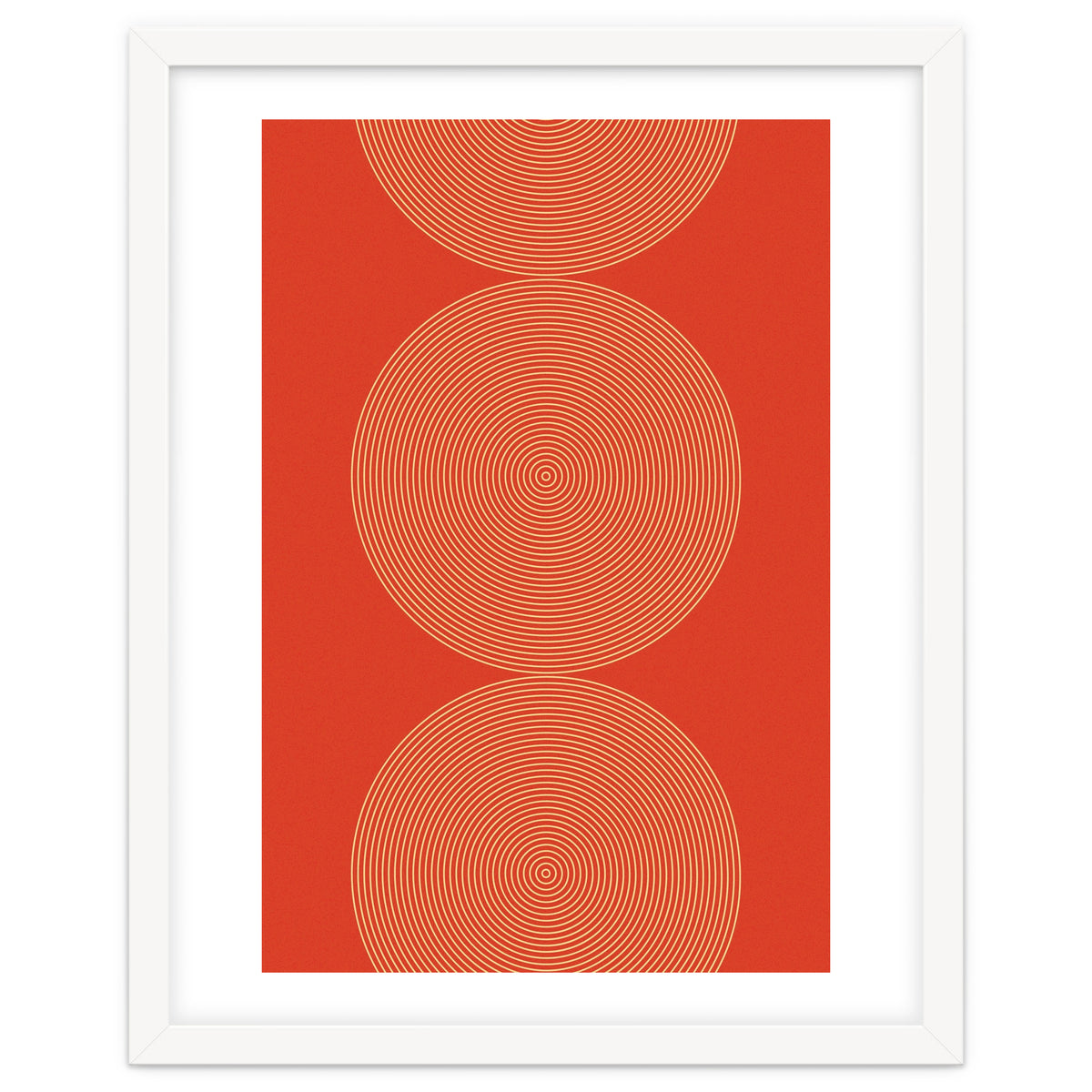 Radial Mid Century Geometric Art