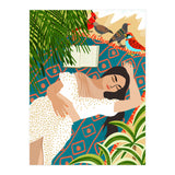 Beach. Read. Sleep. | Boho Woman Sea Beachy Travel | Summer Birds Sand Picnic Ocean Vacation (Print Only) thumbnail