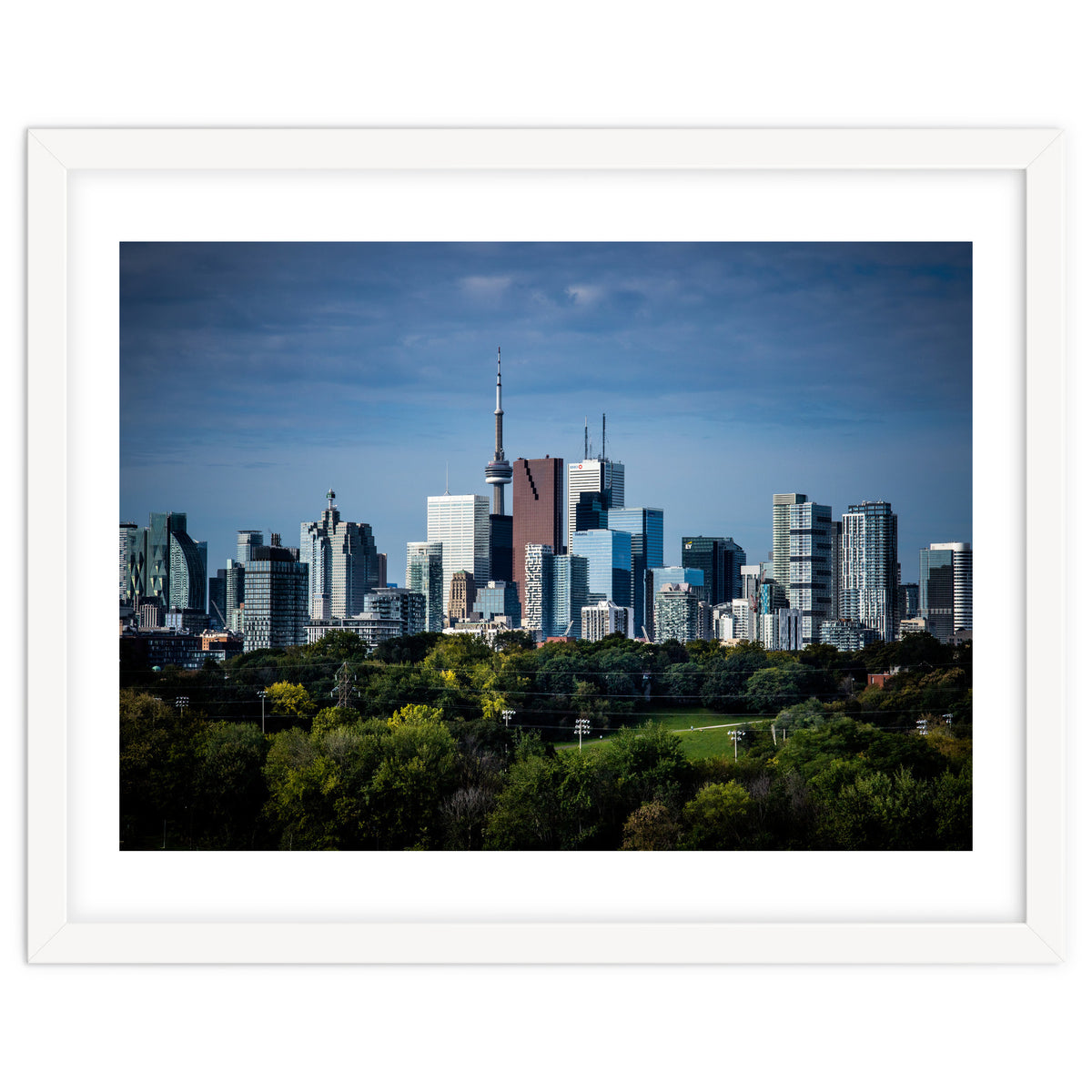 Toronto Skyline From Riverdale Park No 5 Color Version