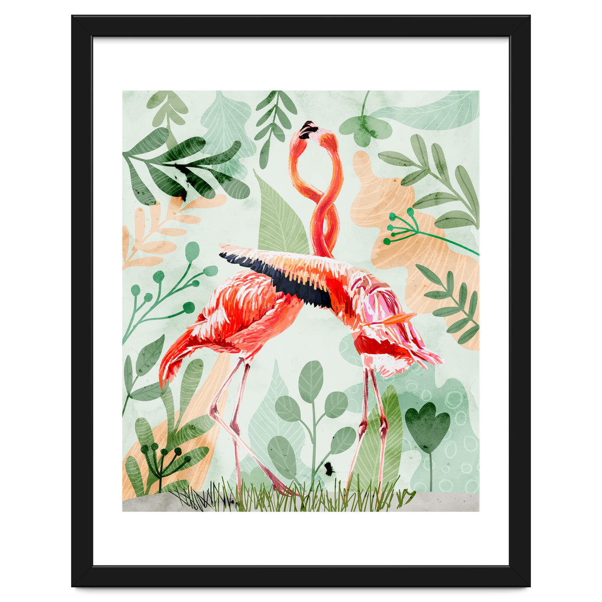 Flamingo Love