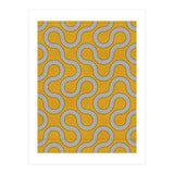 My Favorite Geometric Patterns No.31 - Mustard Yellow (Print Only) thumbnail