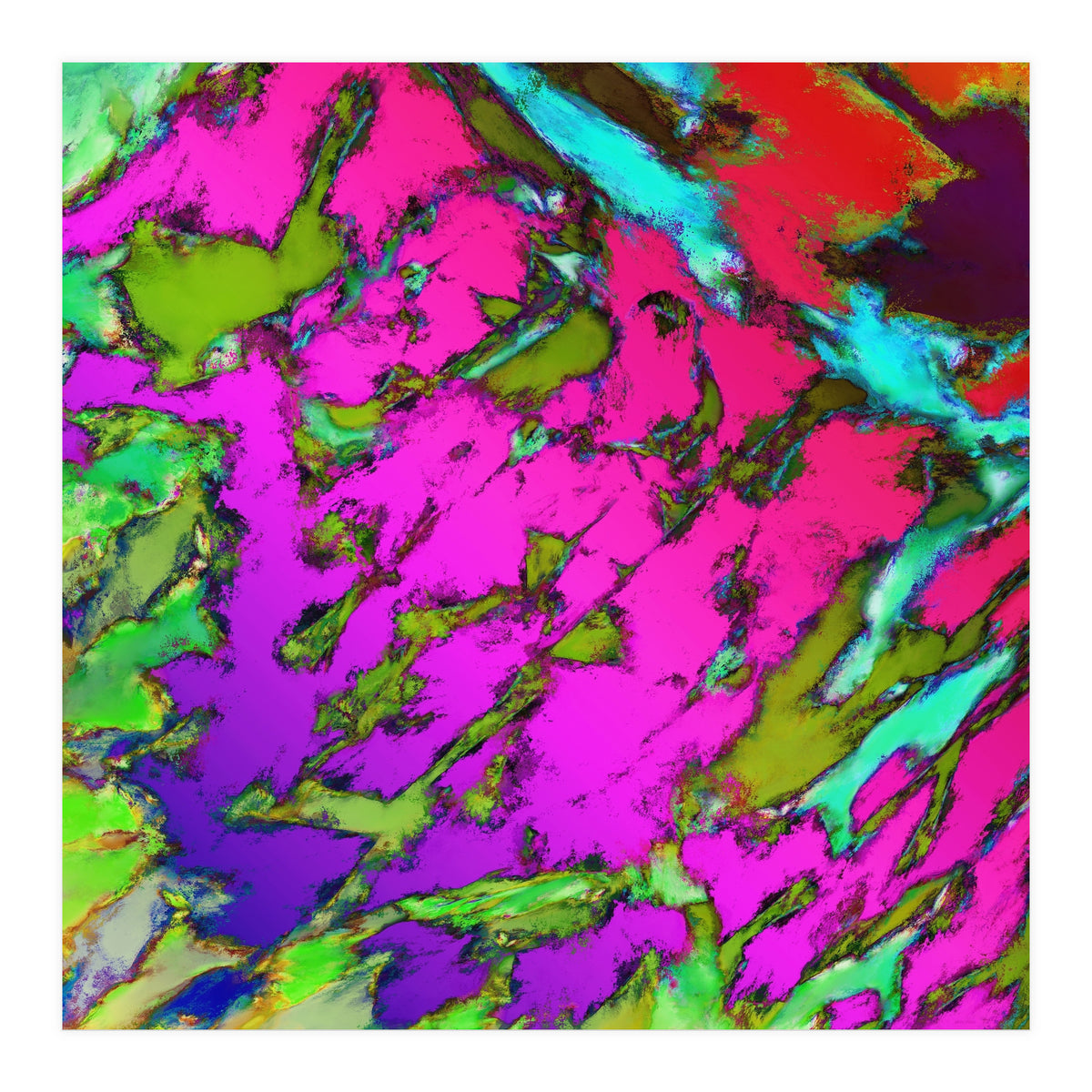 Shattering Pink Tigers (Print Only)