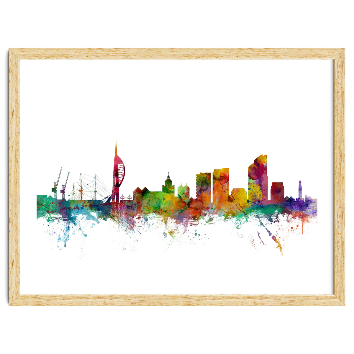 Portsmouth England Skyline