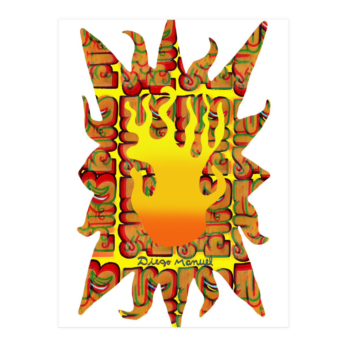 Fuego 3 Copia (Print Only)
