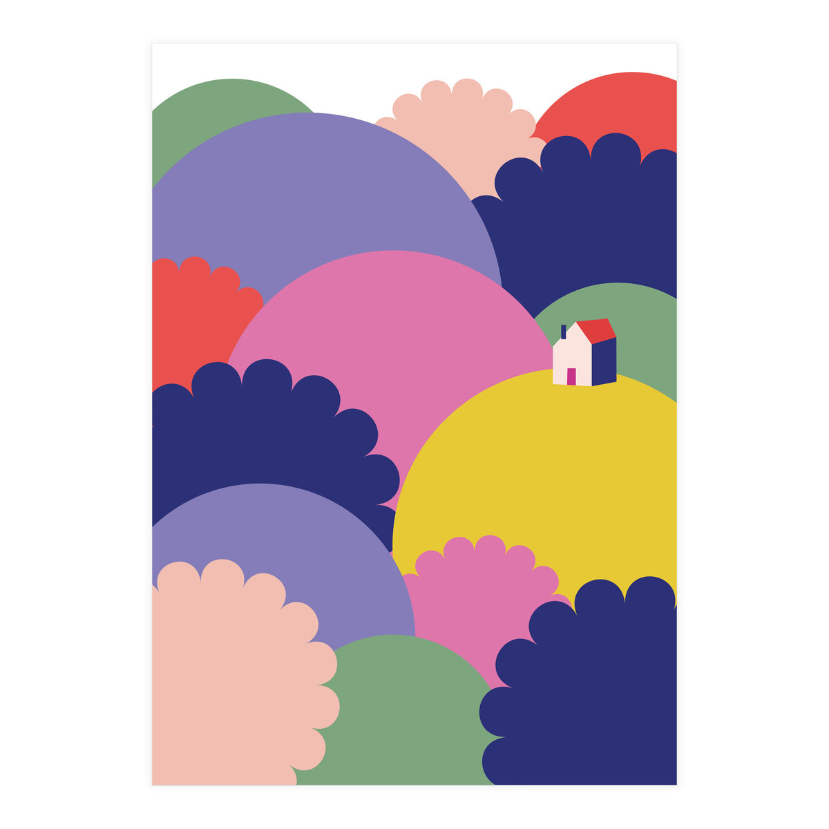 Mediterranean Landscape Rgb  (Print Only)