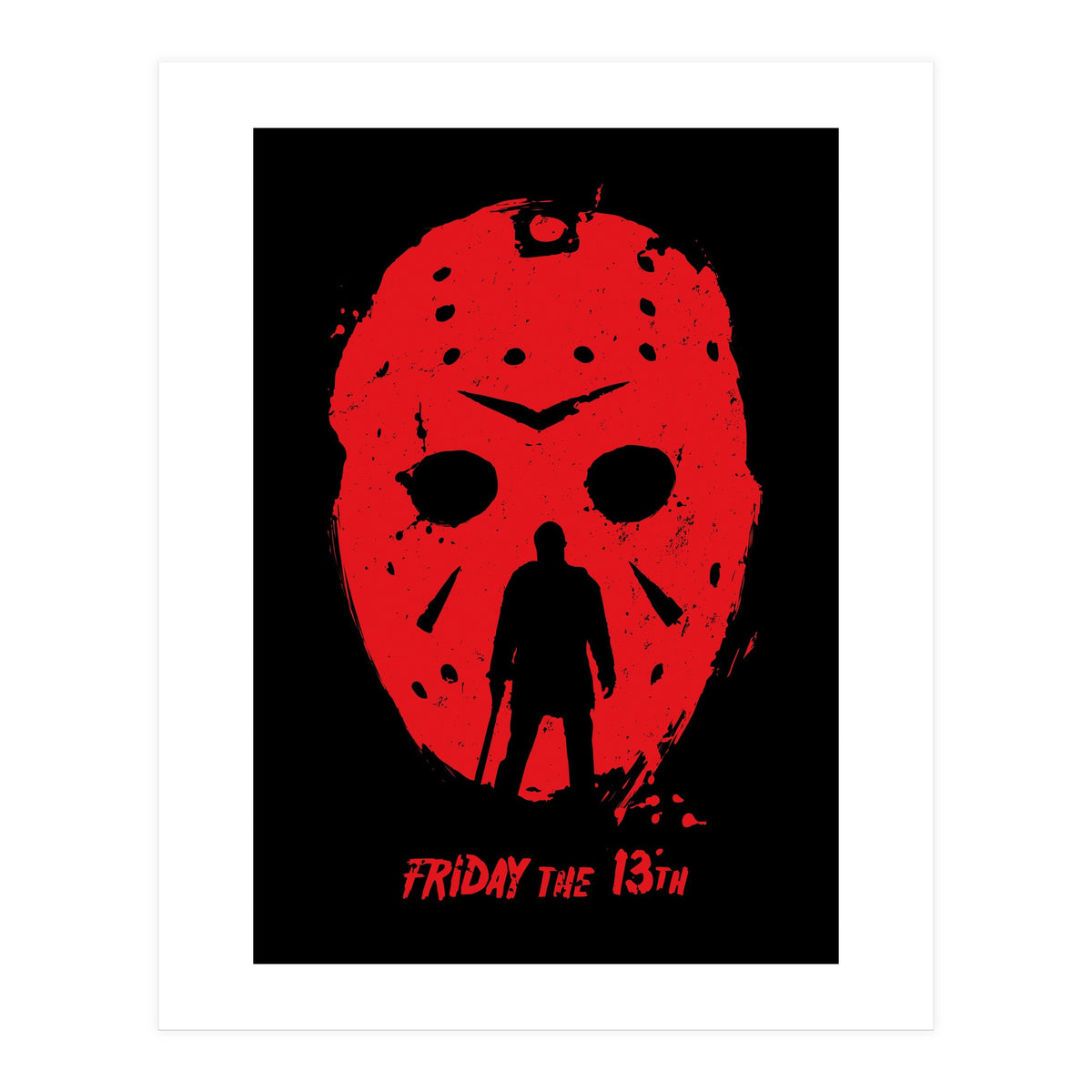 Friday the 13th movie poster (Print Only)