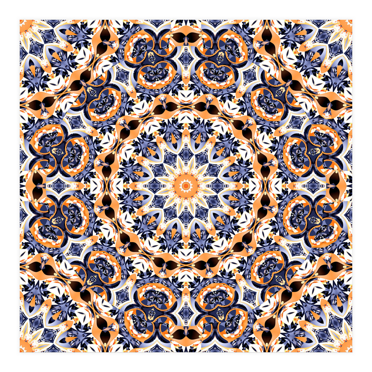 Abstract Mandala Pattern (Print Only)