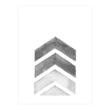 Grey Watercolor Chevron (Print Only) thumbnail