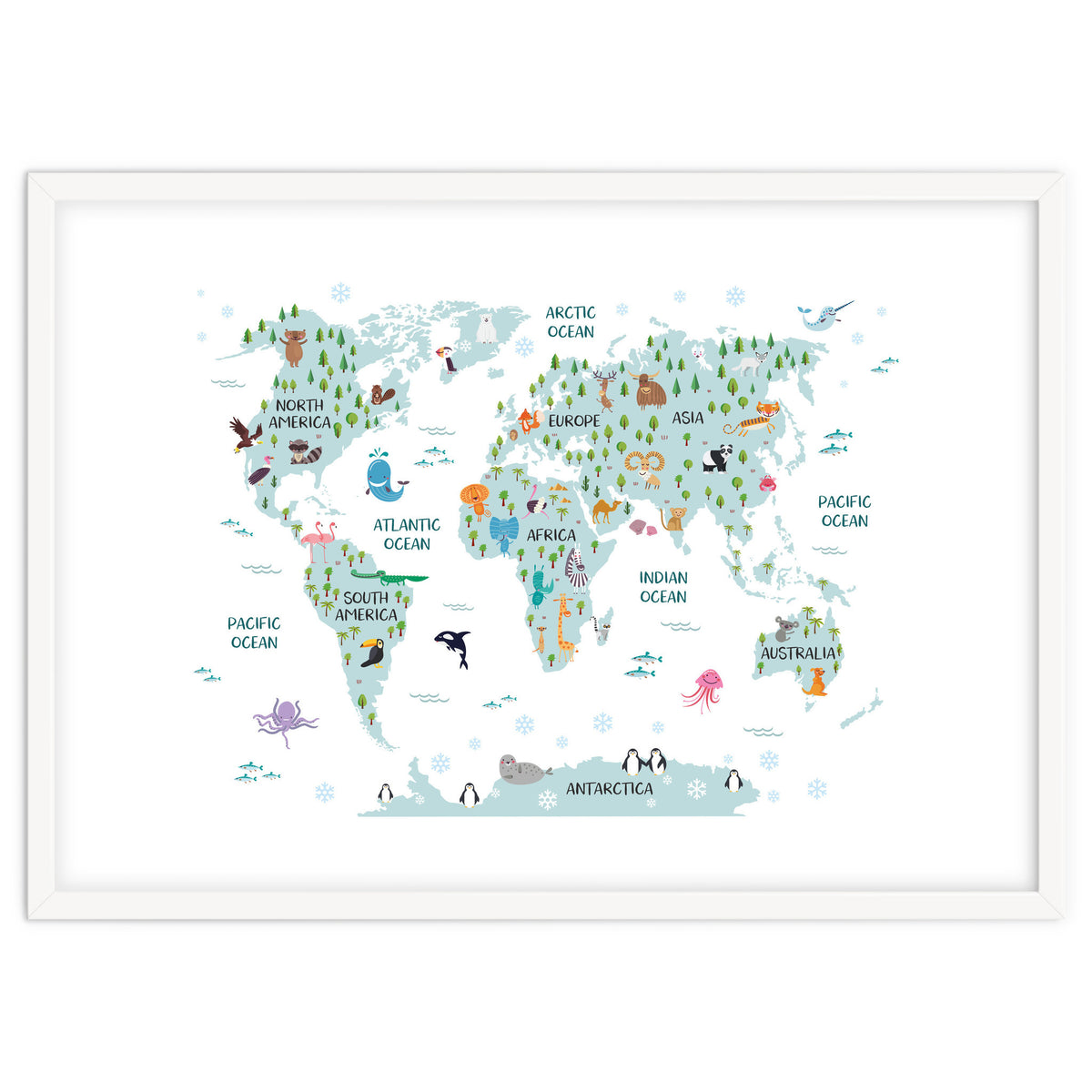 Animal World Map