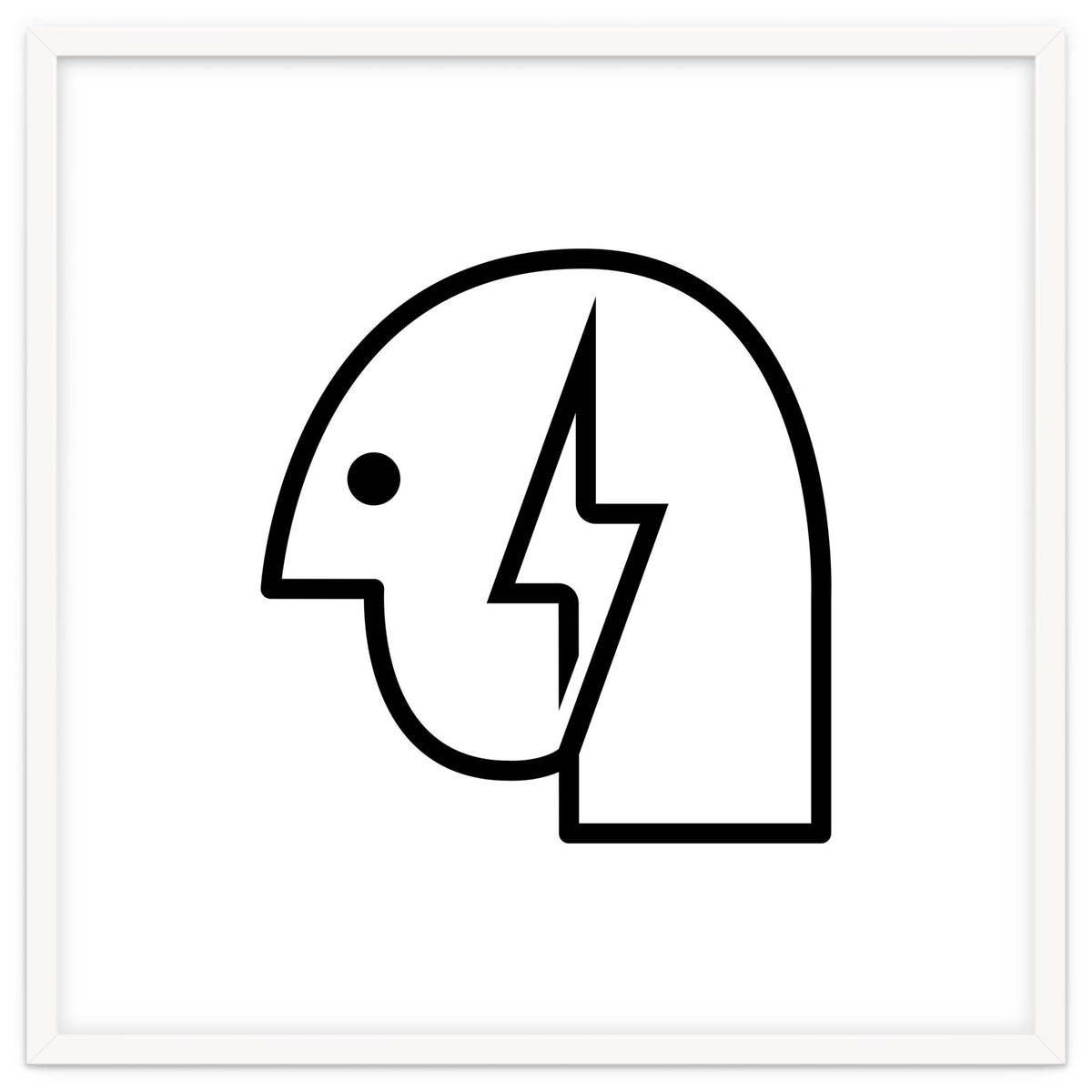 Head Lightning_White