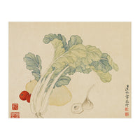 Wang Chengyu ~flowers, Vegetables, Chinese Cabbage, Potatoes, Garlic, Tomatoes, Vegetables (Print Only)
