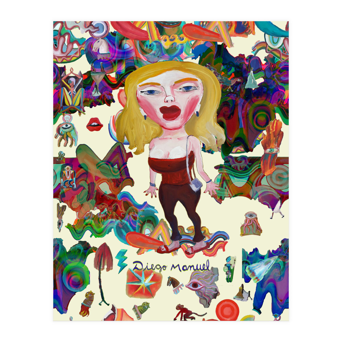 Graffitis 2021 Tapiz 51 B (Print Only)