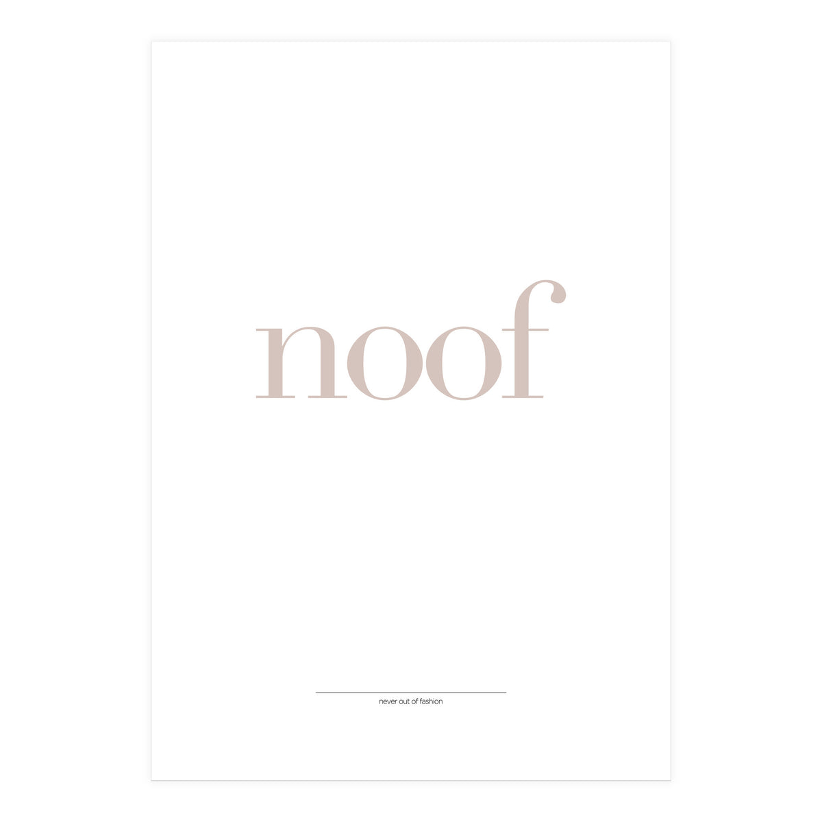 NOOF (Print Only)