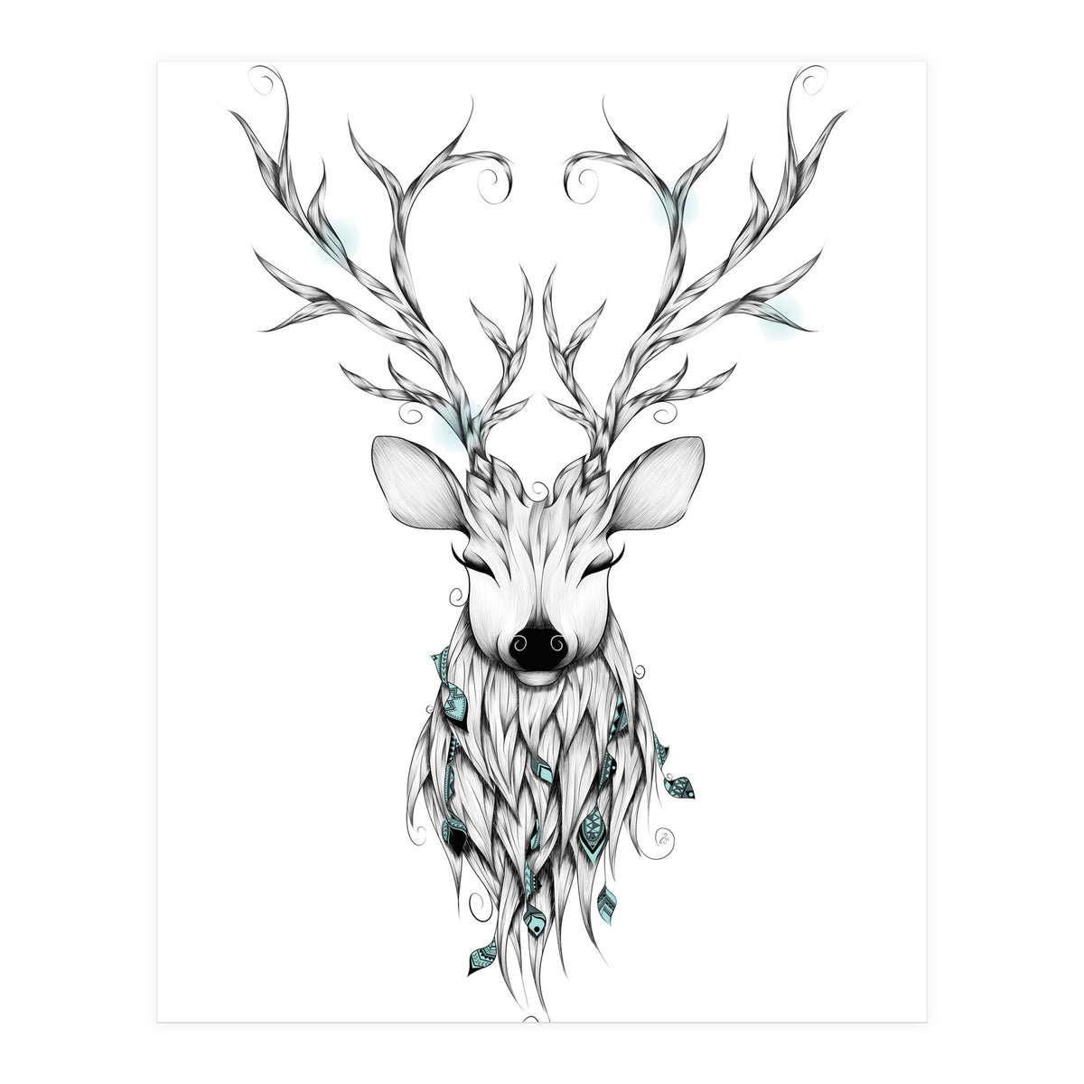 Poetic Deer (Print Only)
