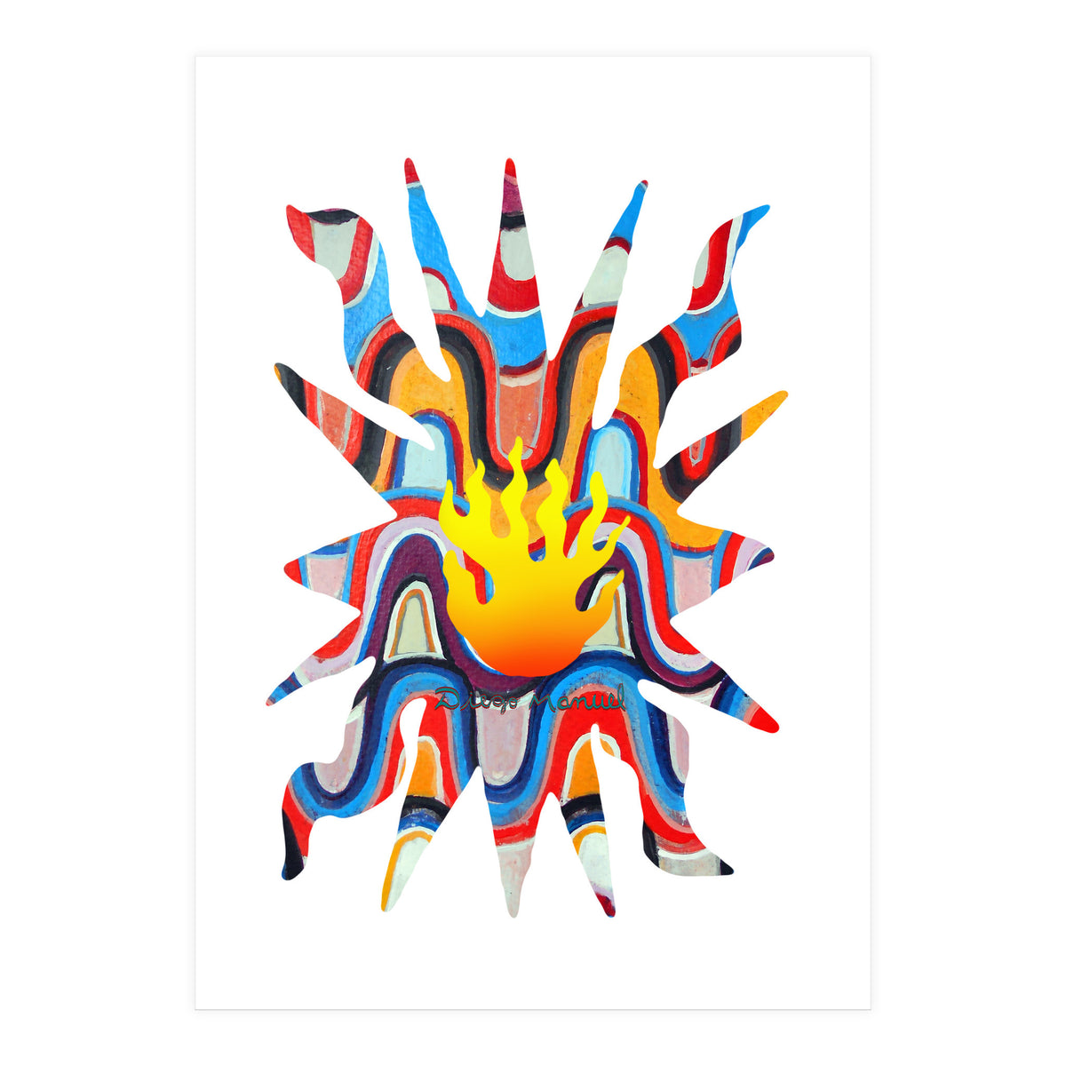 Fuego 34 Copia (Print Only)