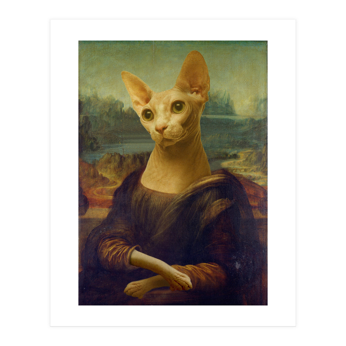 Mona Lisa Sphynx (Print Only)