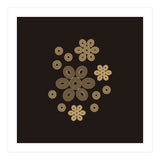 Golden minimal garden | abstract geometric (Print Only) thumbnail