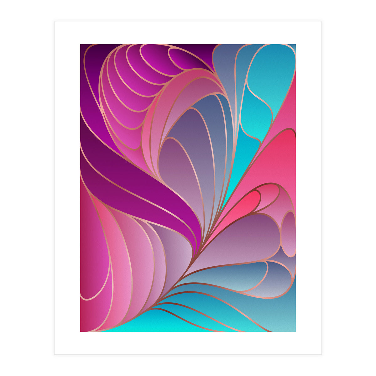 Colorful Art Deco II (Print Only)