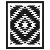 Urban Tribal Pattern No.14 - Aztec - Black Concrete