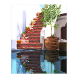 Serenity Weekend | Mindful Travel Greece Architecture | Rustic Earthy Swim Pool | Peace & Positivity (Print Only) thumbnail