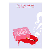 Fight Club soap movie poster (Print Only)