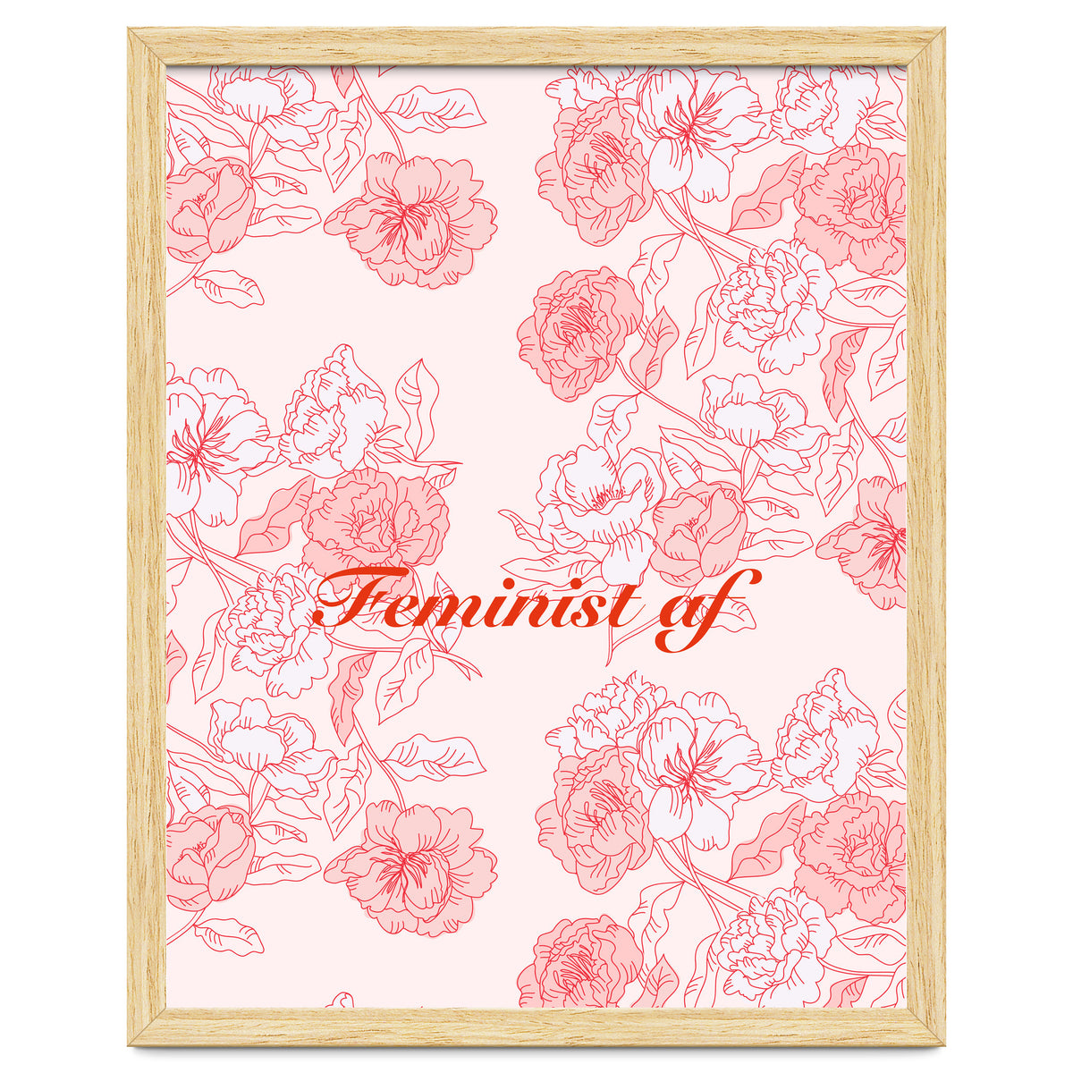 Flowers Feminist Millenialprint